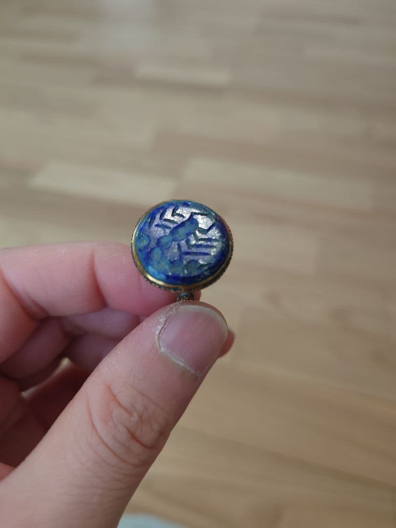 ラピスラズリ　指輪