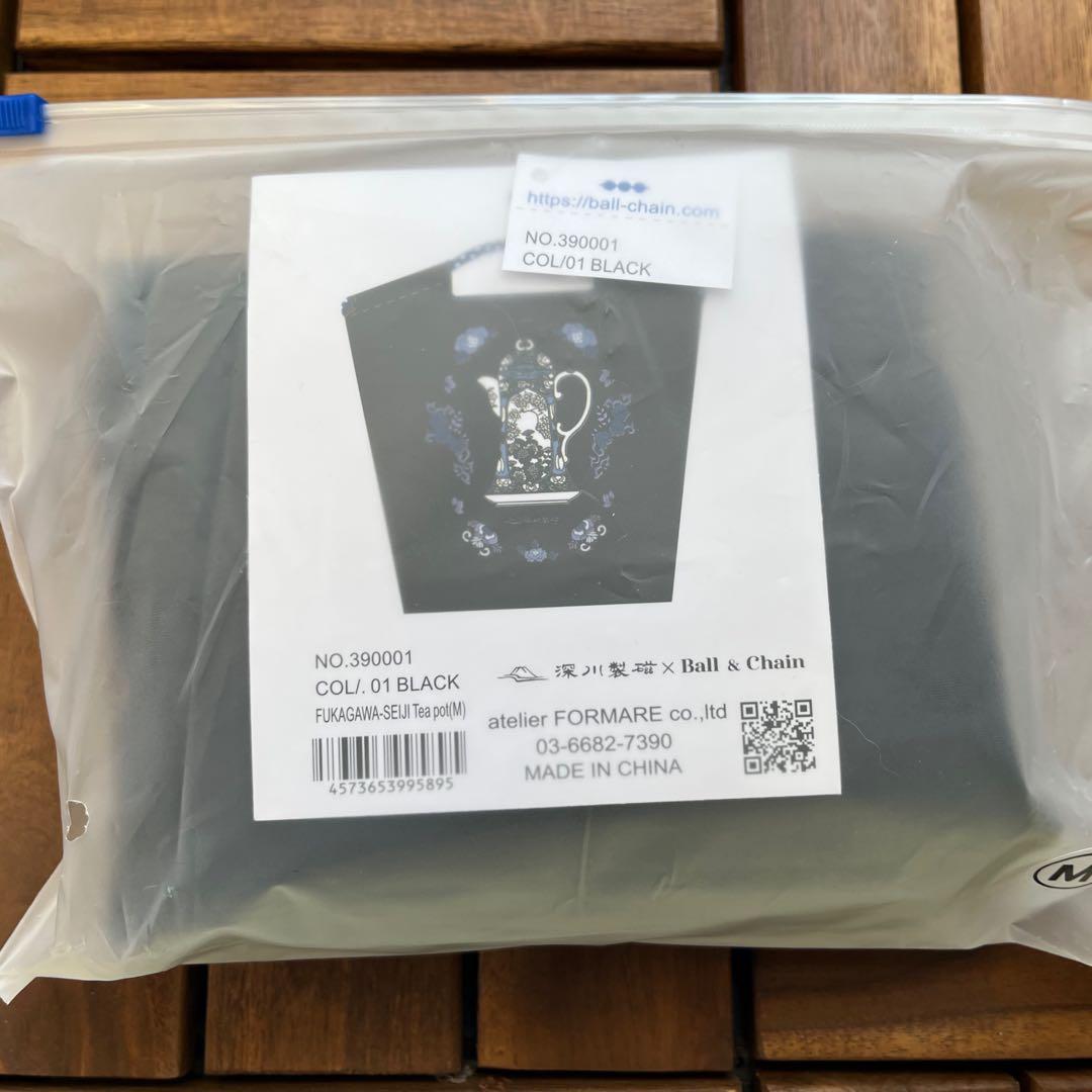 Ball&Chain × 深川製磁〔ポット柄〕コラボエコバッグ【正規品】Ｍサイズ