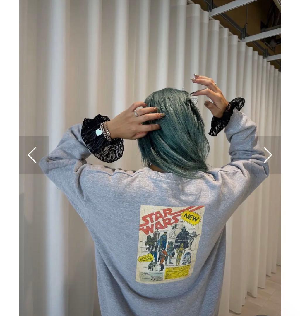 トップス AMERI VINTAGE COMBINATION LACE TOP