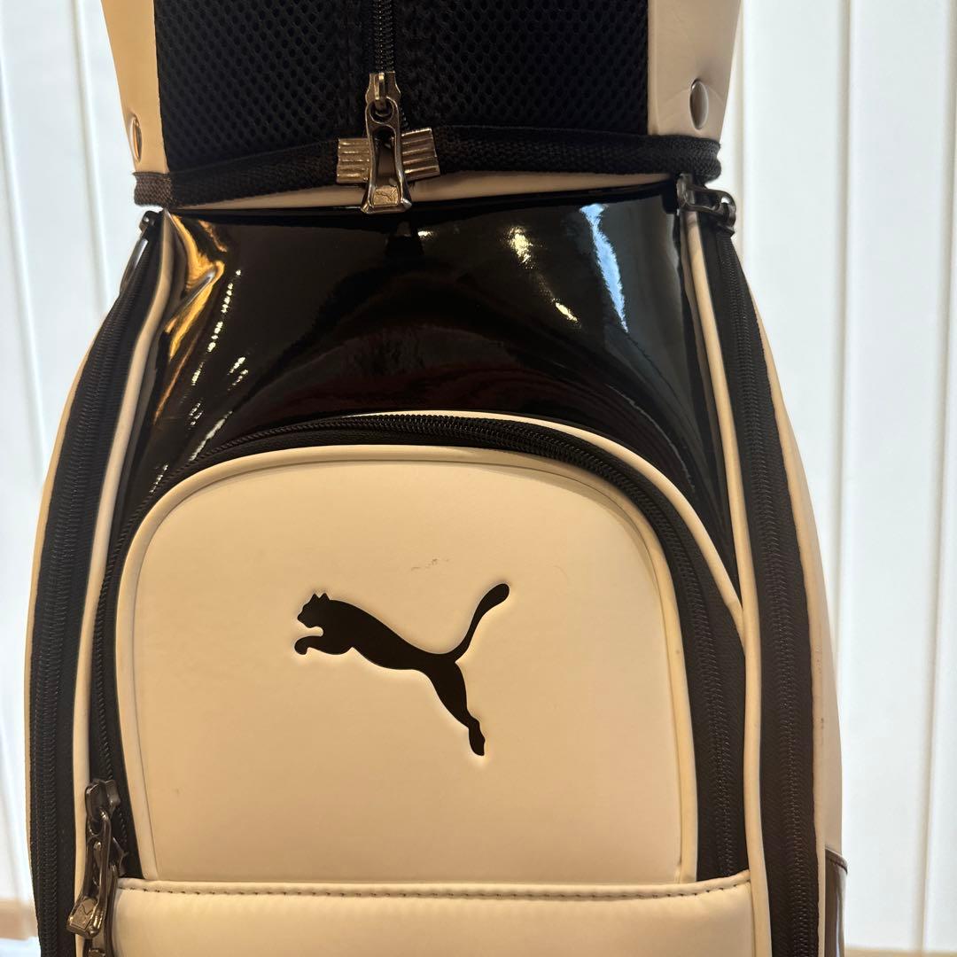 PUMA キャディバッグ ホワイト・ブラック