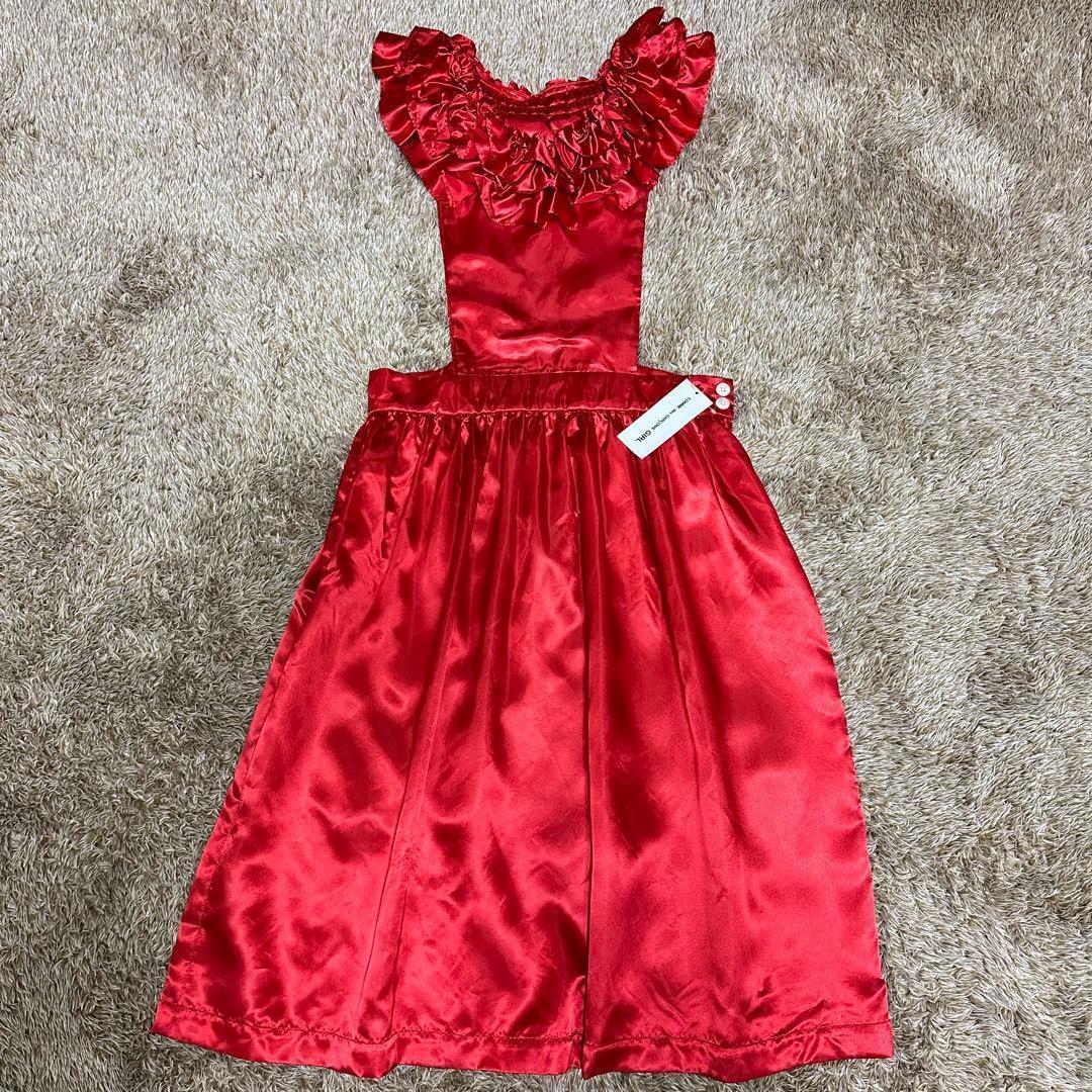未使用 COMME des GARCONS GIRL ワンピース サテン 光沢