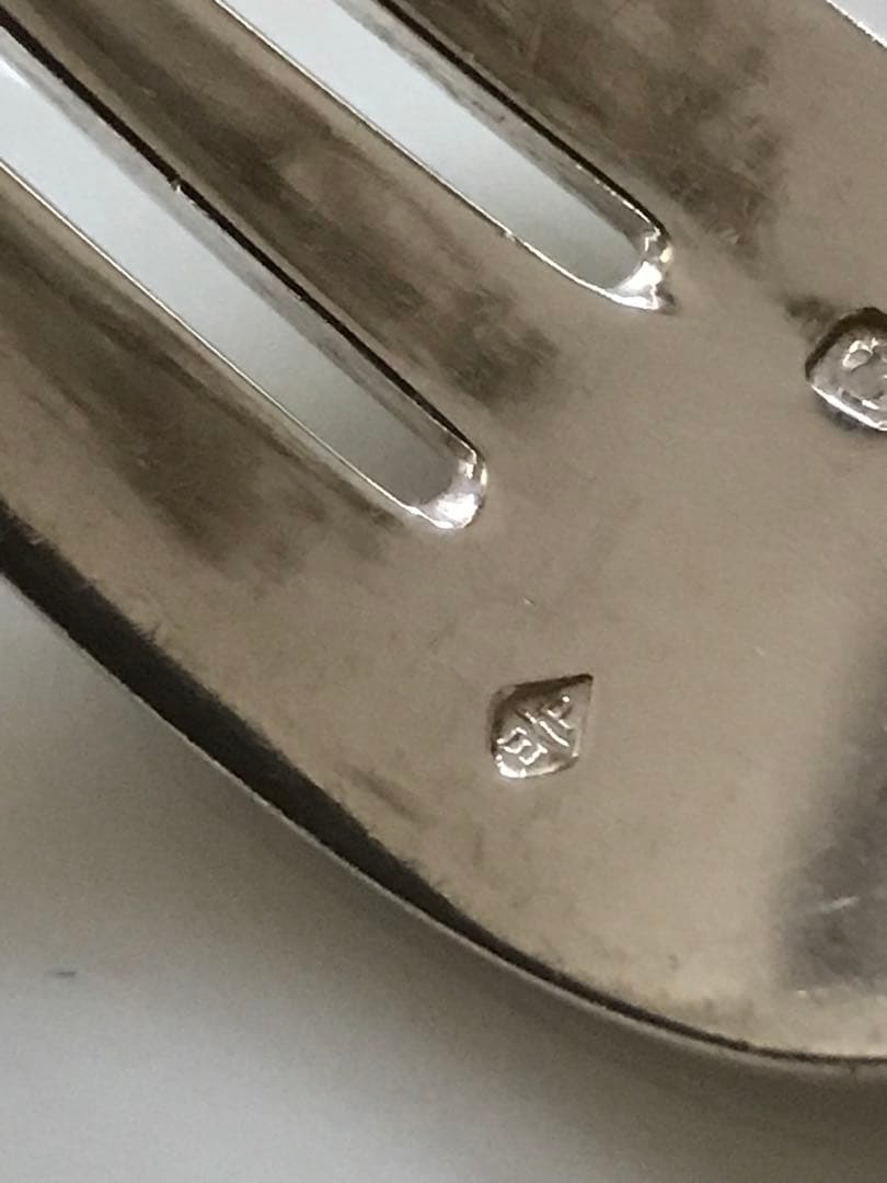 【ピュイフォルカ／ゴーハムその他】純銀製／スプーン ９本＋ フォーク ４本