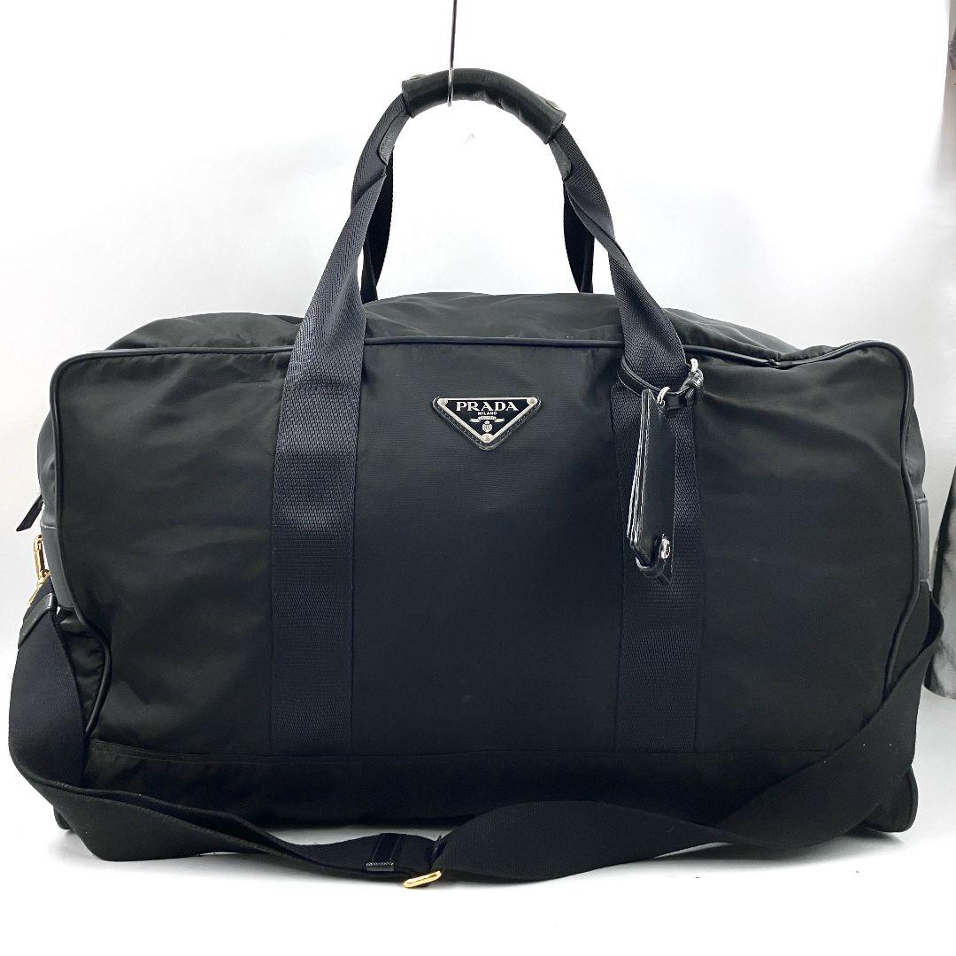 超大容量✨️プラダ 3034 2way ボストンバッグ サフィアーノ ナイロン