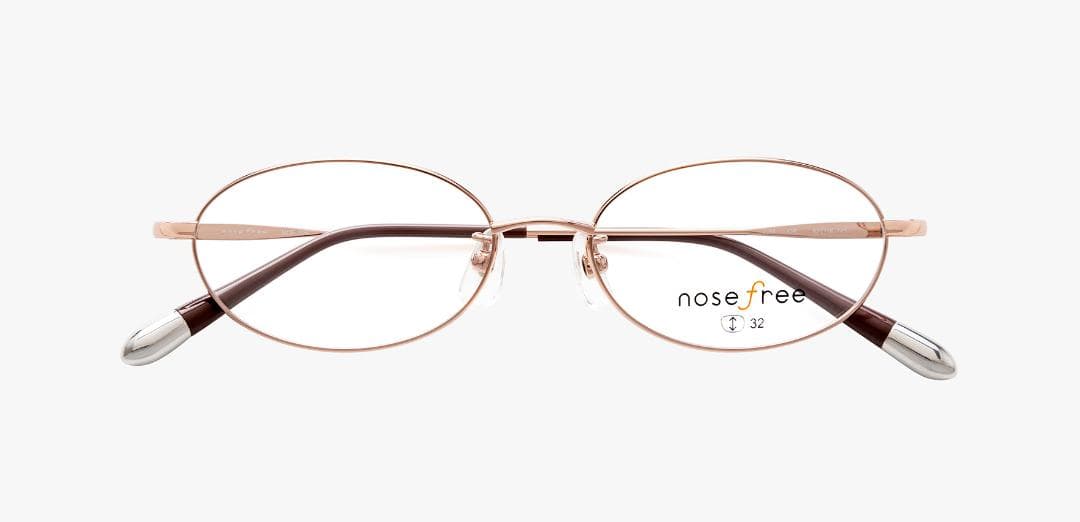 ボコ子様　定価２万★日本製★眼鏡市場ノーズフリー金属フレーム