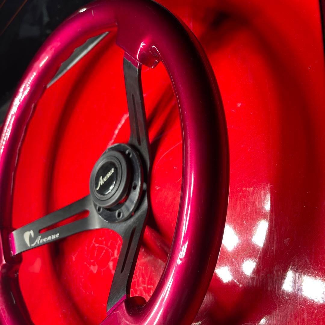 Avenue ピンク ステアリングホイール 本体