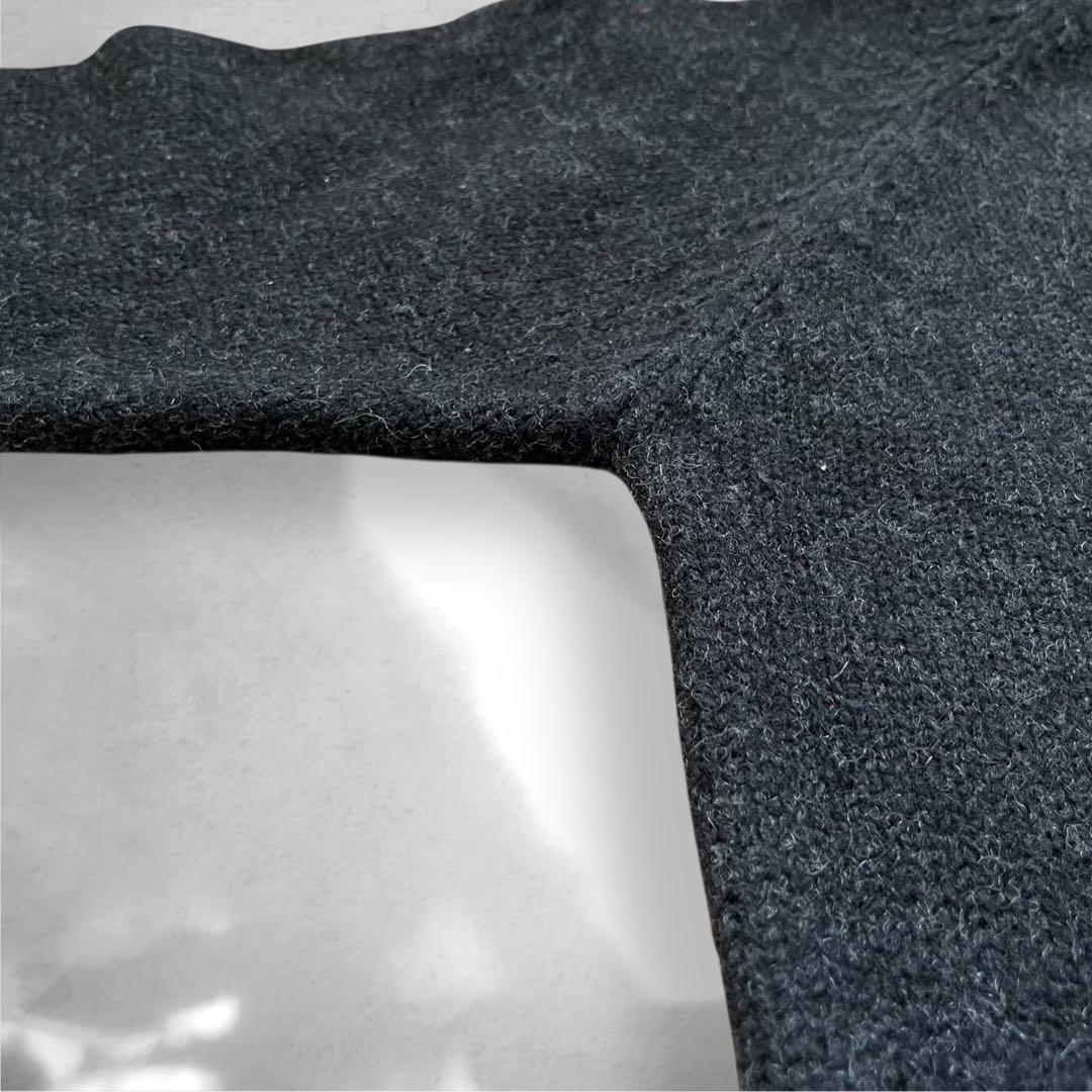 名作 ジェイクルー 巨人タグ ロールネック ニット ブラック S J.Crew