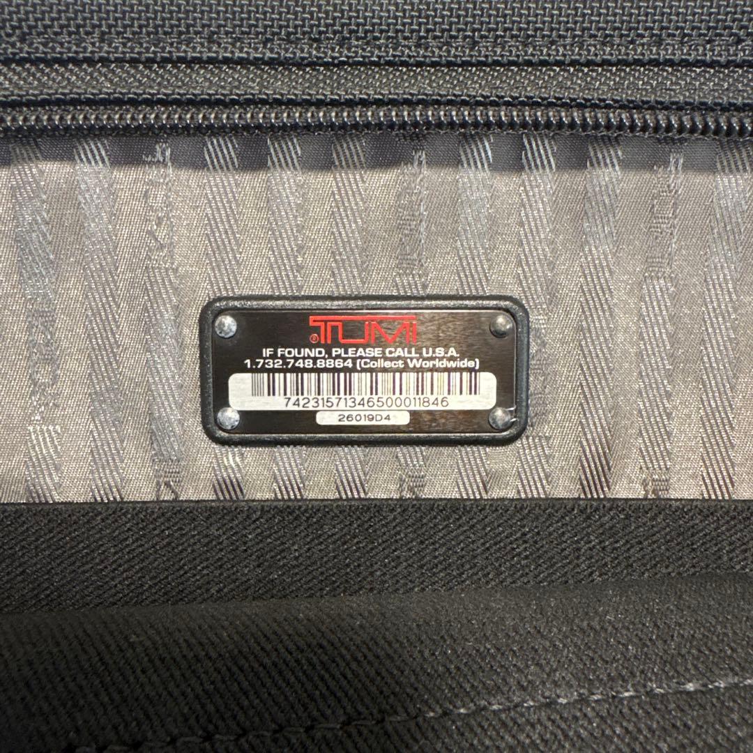 【未使用に近い】TUMI ビジネスバッグ パソコンケース ブラック トゥミ