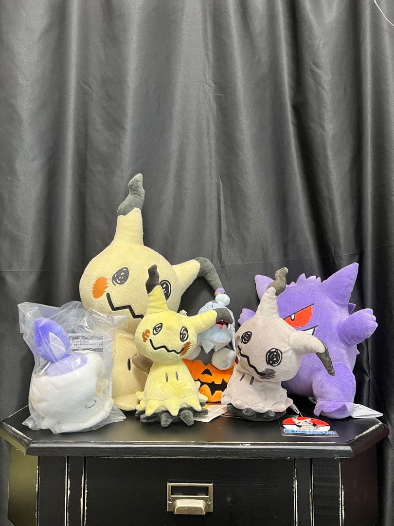 ポケモン ゴーストタイプ ぬいぐるみセット 色違い ミミッキュ