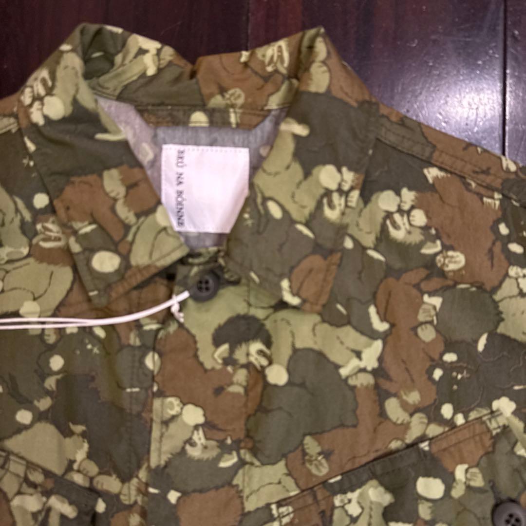 動物迷彩柄 ミリタリージャケット ジャングルファティーグ