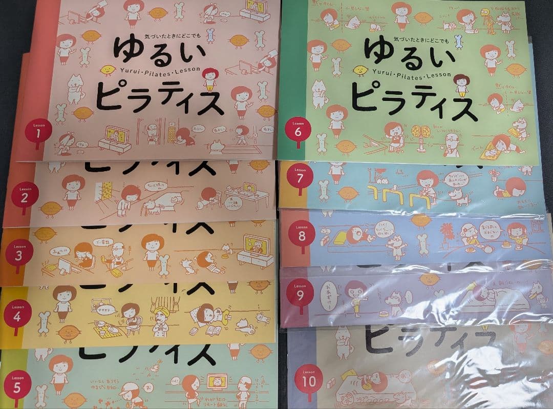 週末SALE！フェリシモ　ゆるいピラティスセット（全10冊）