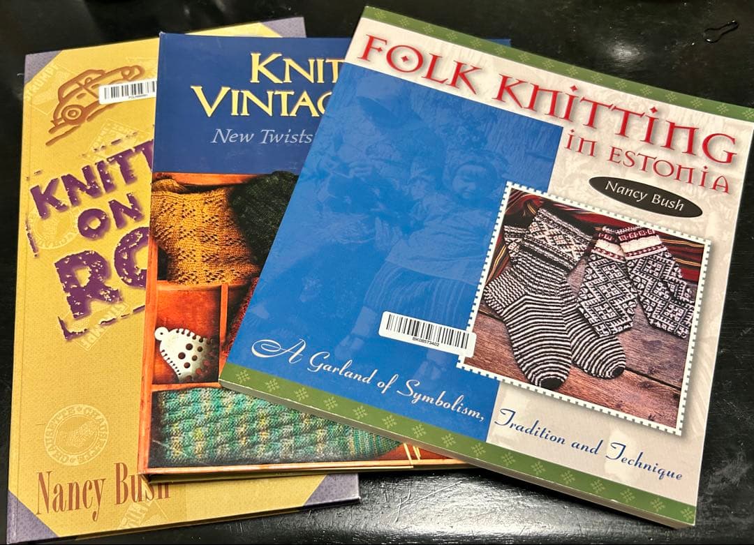 【希少】Nancy Bush 靴下編み 洋書3冊セット（リング製本あり・英語）