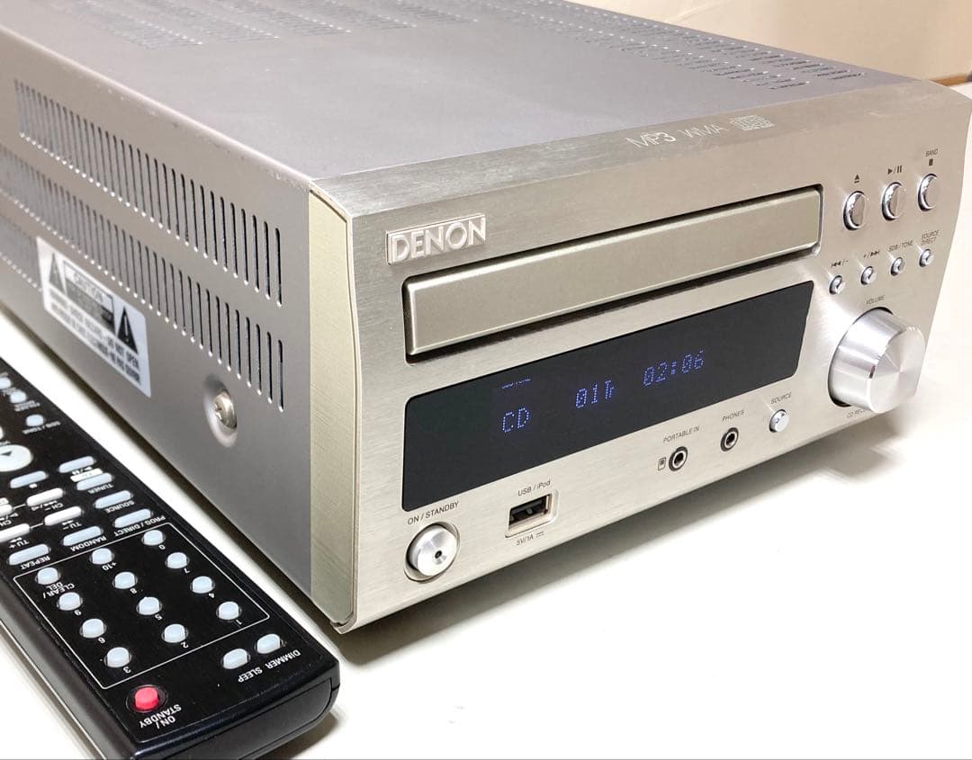 値下げしました DENON CDレシーバー RCD-M38 リモコン付 良好品