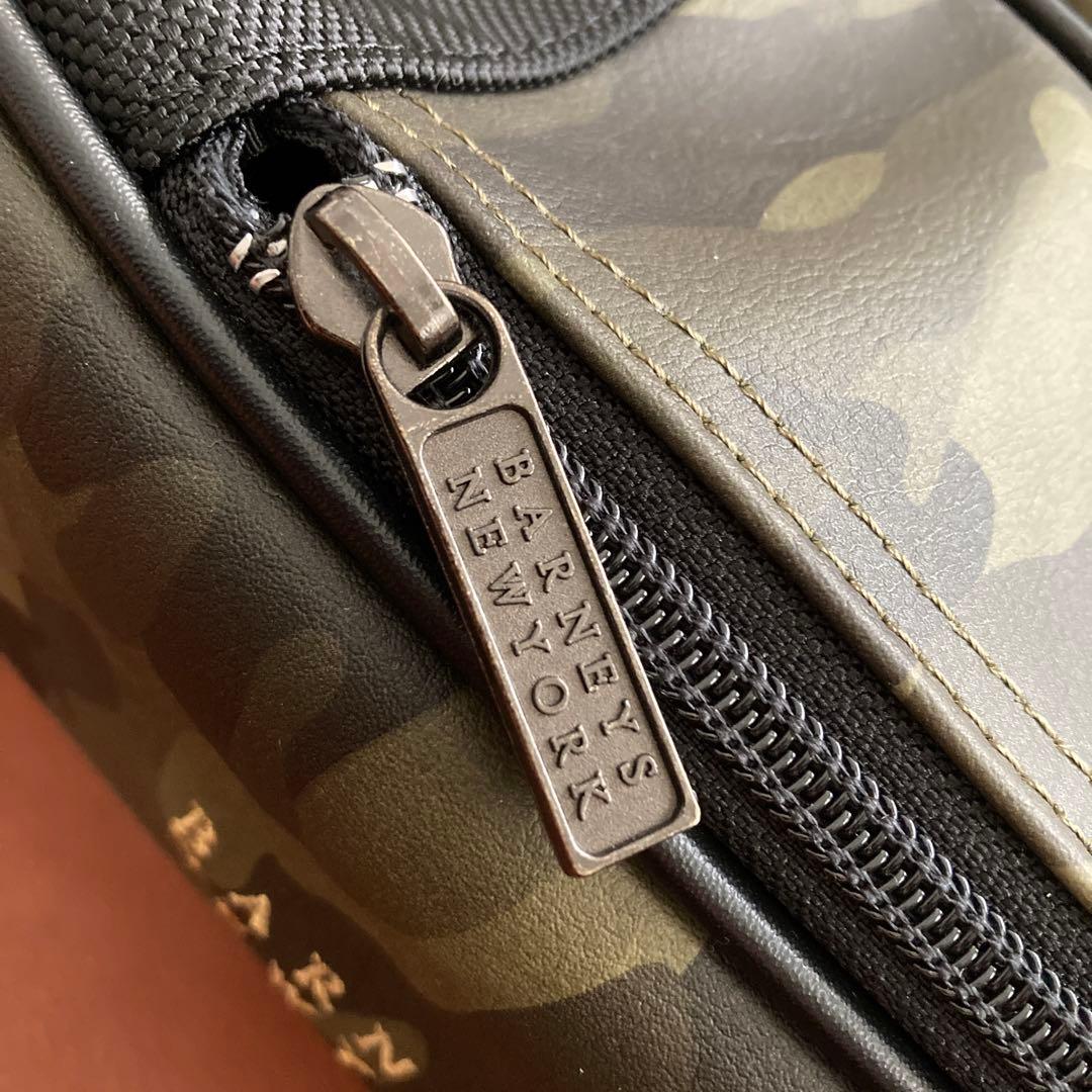 【超美品】BARNEYS NEW YORK ゴルフシューズケース 迷彩カモフラ柄