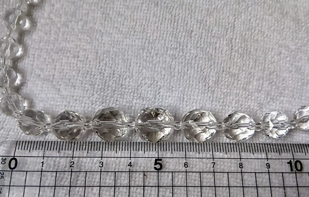 K18 WG 水晶 ファンシースカーレット ネックレス他 ※ネックレス2点セット