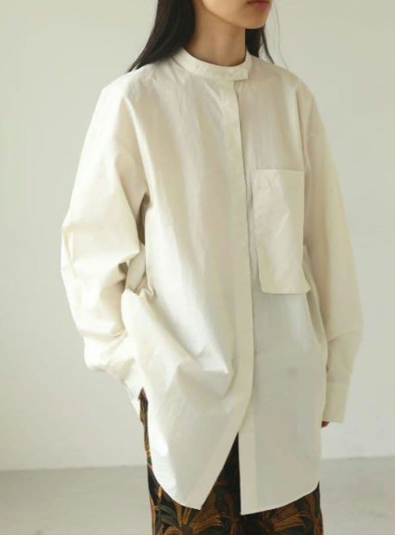 トゥデイフルTODAYFUL　back slit shirtバッグスリットシャツ