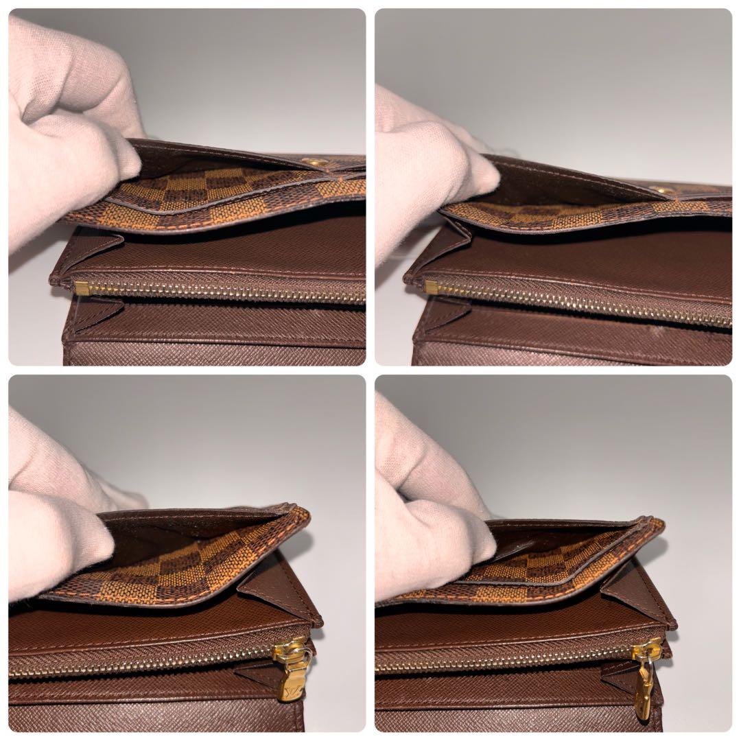 【鑑定済み】ルイヴィトン✨ダミエ✨ポルトフォイユサラ 2つ折り 長財布