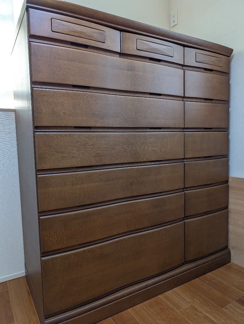 府中家具　桐箪笥　婚礼家具　ワイドチェスト