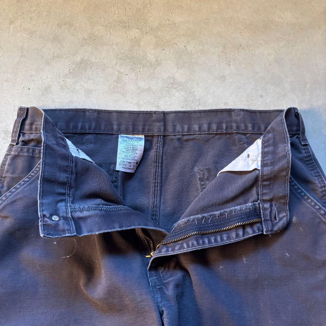 カーハート　ペインターパンツ　ダックパンツ　ボロ