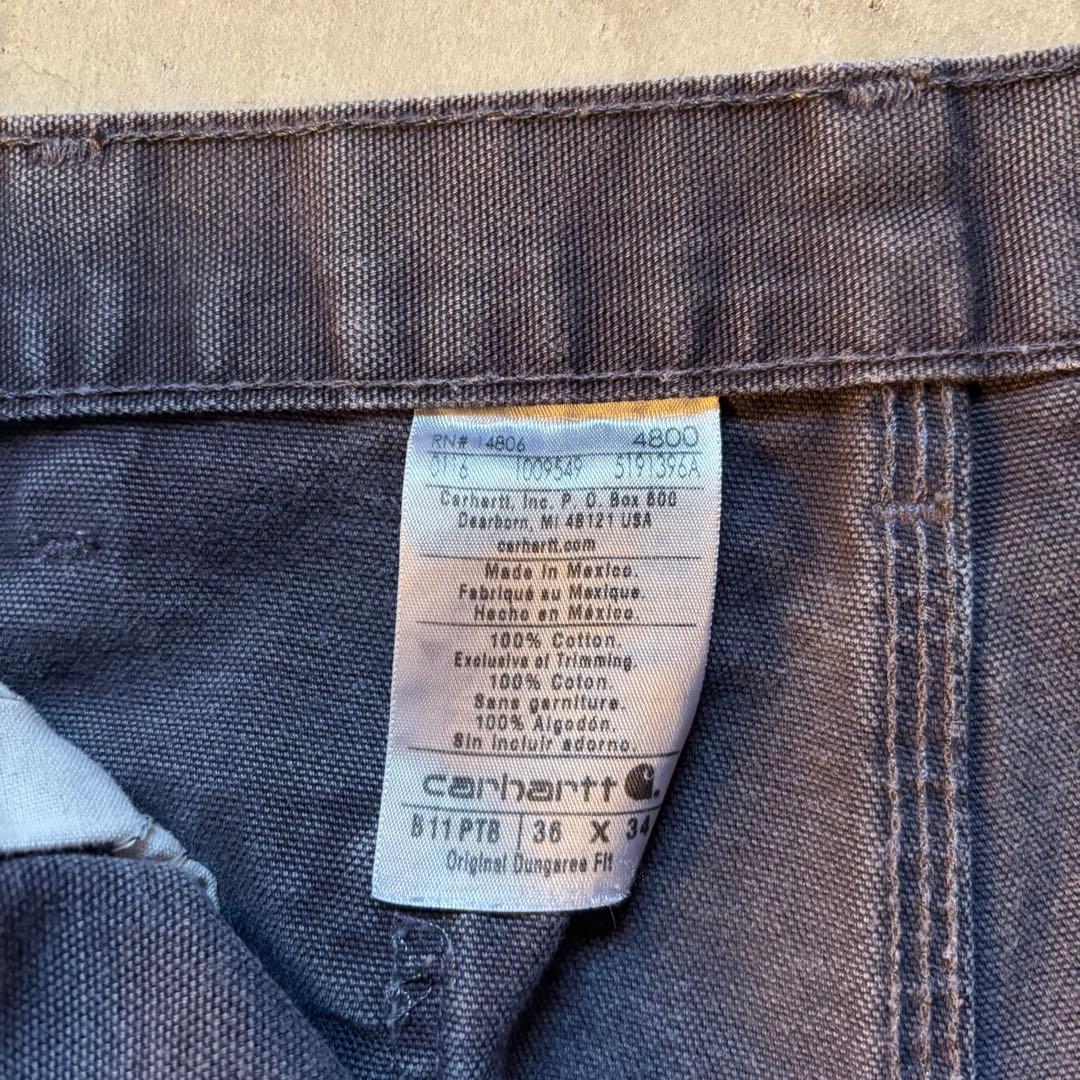 カーハート　ペインターパンツ　ダックパンツ　ボロ