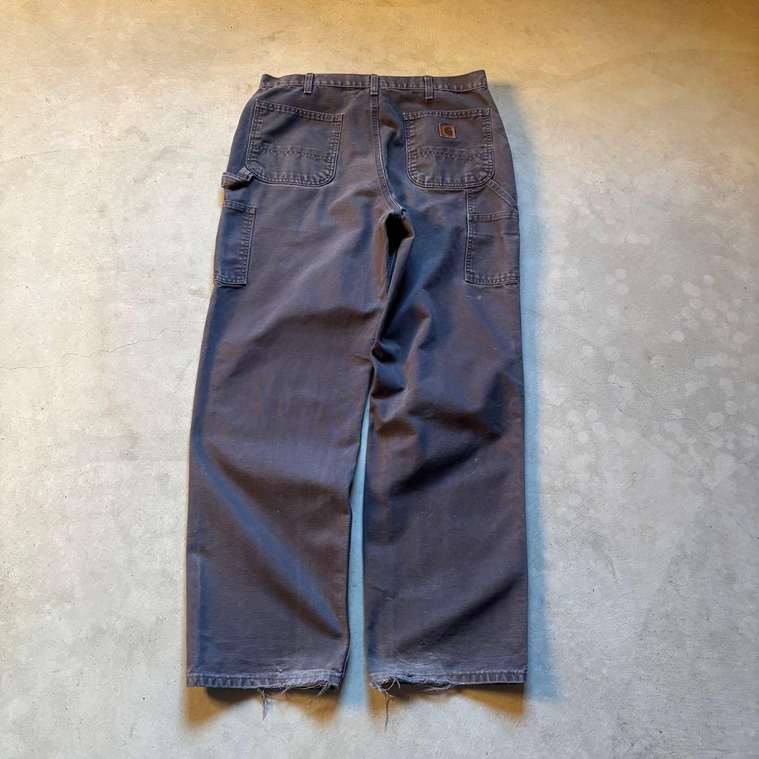 カーハート　ペインターパンツ　ダックパンツ　ボロ