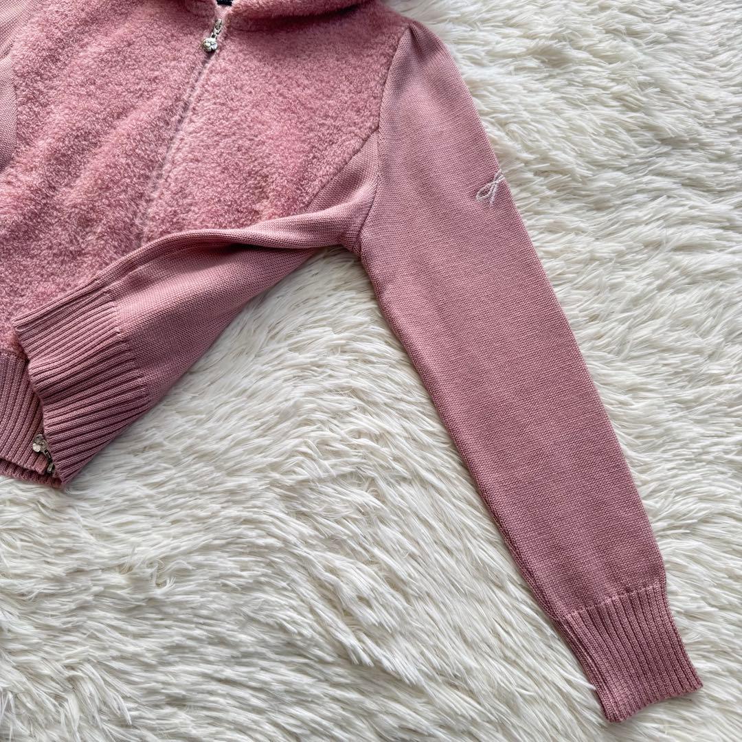M'S GRACY ふわもこ♡フード付きニットパーカー 可愛いピンク* 38