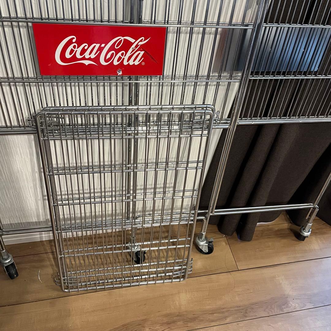 希少　コカコーラ　メタルラック　ワゴンラック