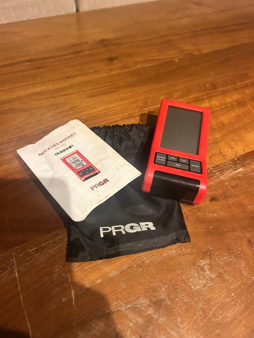【早い者勝ち】PRGR RED EYES POCKET スピード測定器　ゴルフ