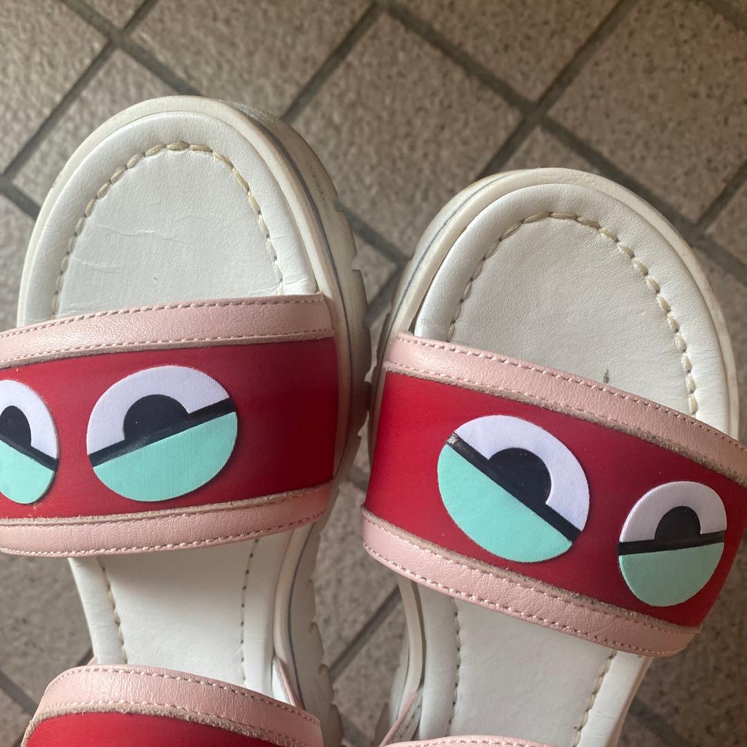 FENDI キッズ 大人もOK モンスター サンダル 23㎝