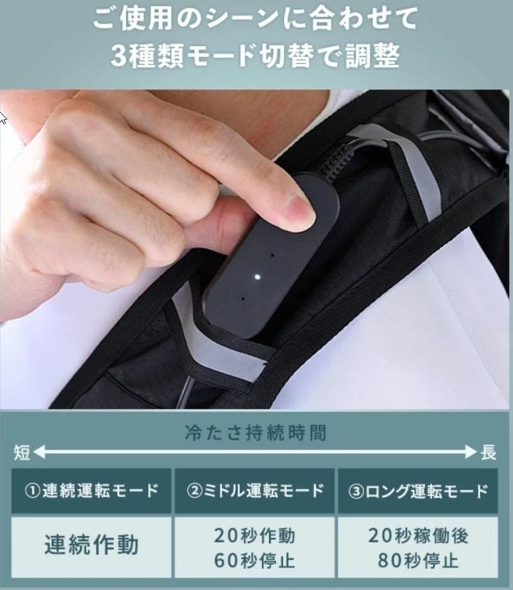 【一度使用のみ】山善 水冷服 2025年モデル ダイレクトクール+バッテリー付き