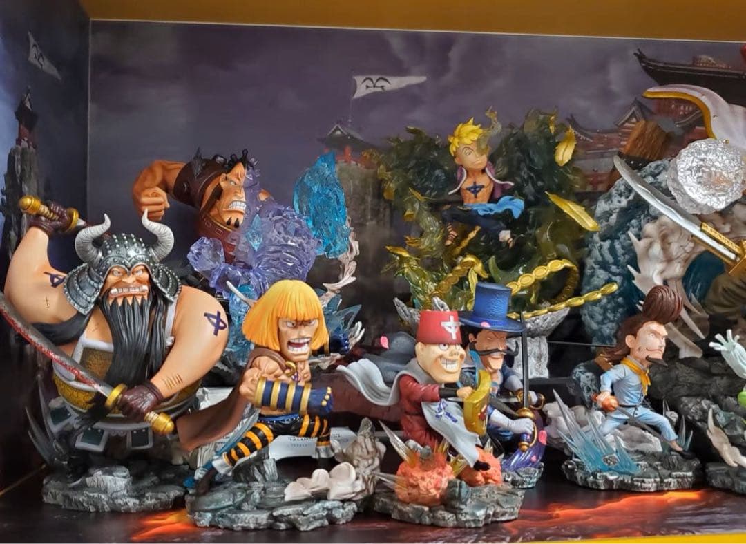 ONE PIECE 白ひげ海賊団 17体 ガレージキット ガレキ スタチュー②