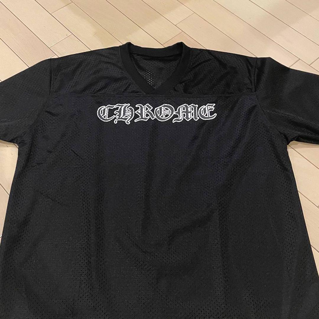 CHROME HEARTSメッシュシャツブラックXLタグ無