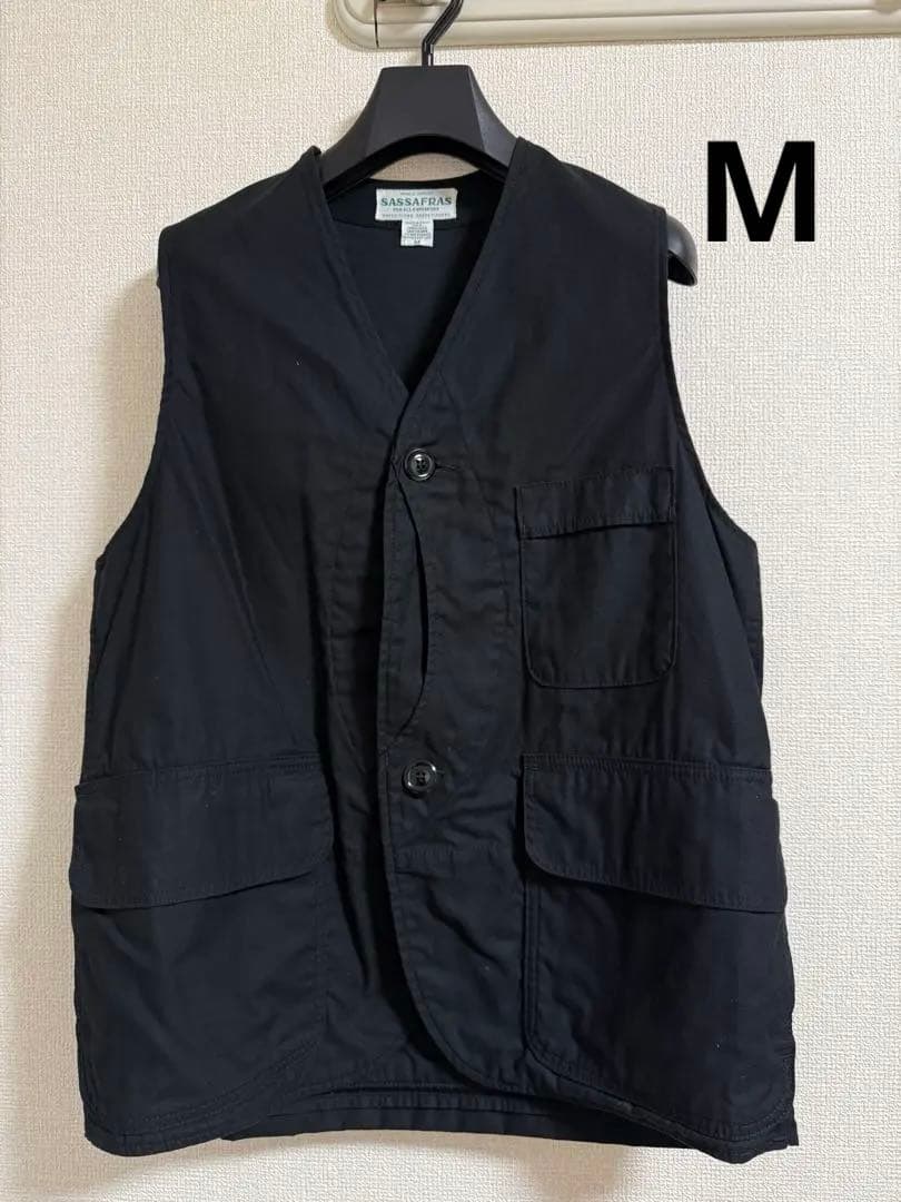 SASSAFRAS Garden Tough Vest ブラック Mサイズ