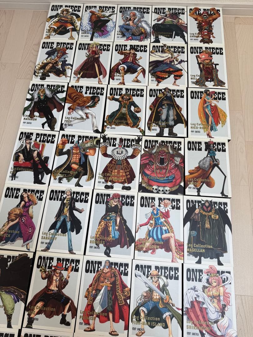 ワンピース　ログコレクション　DVD おまけ　新品　47個セット