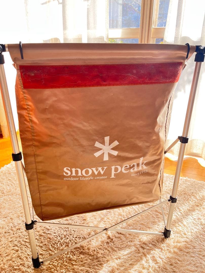 スノーピークpeak ガビングスタンド　ゴミ箱