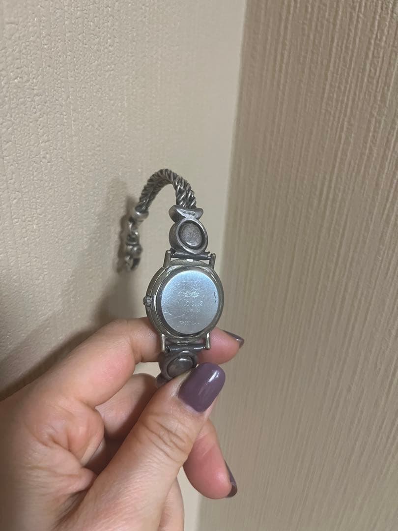 クリオブルー　ClioBlue シルバー時計