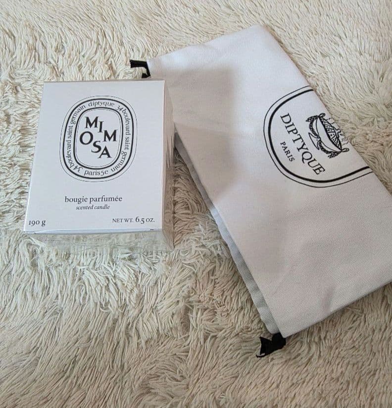 diptyque MIMOZA ミモザ アロマキャンドル 190g 巾着付き