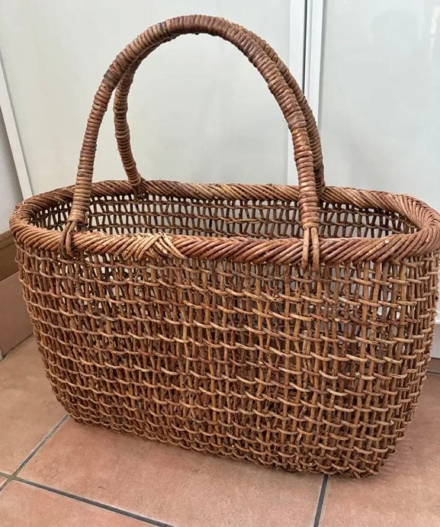 あけび　かご　こだし編み　籠　カゴ