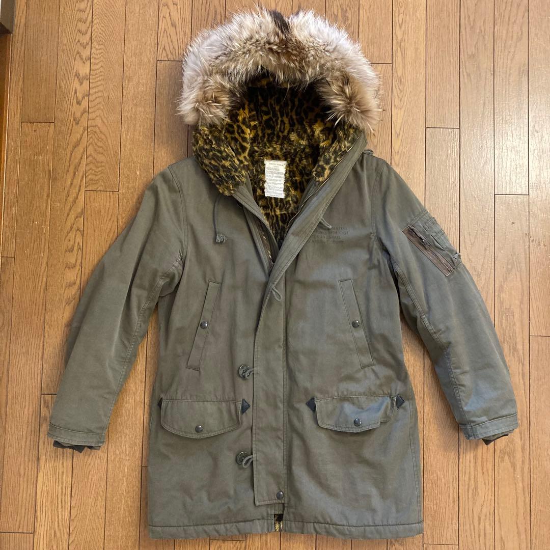 ワコマリア　WACKOMARIA 名作レオパードモッズコート