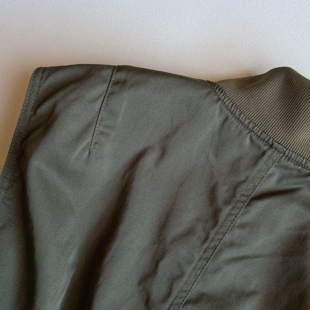 USU GALLERY 1％ ⿻ ミリタリー ロングベスト ジレ ギャザー 秋