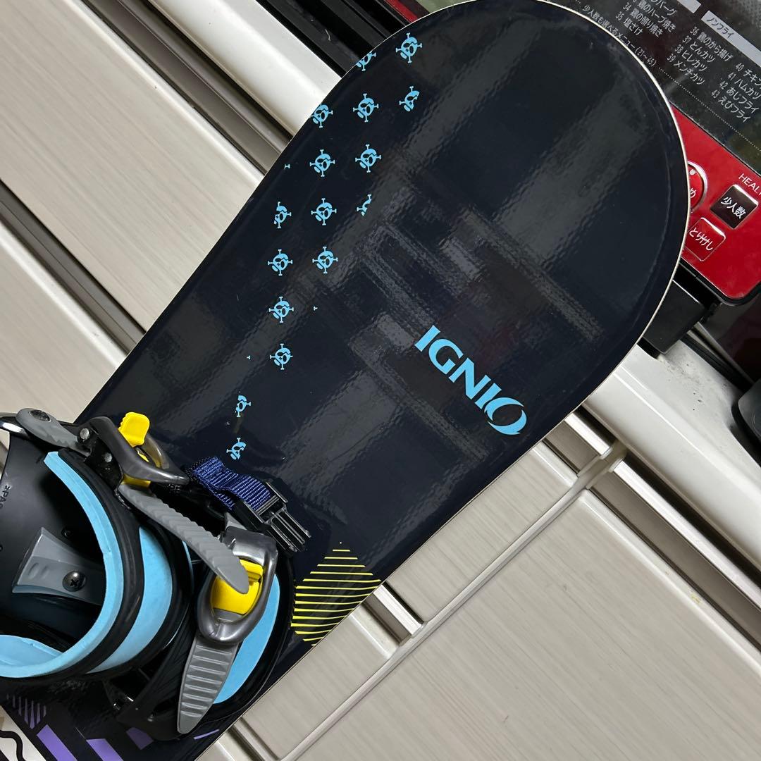 IGNIO スノーボード120cm ブーツセット