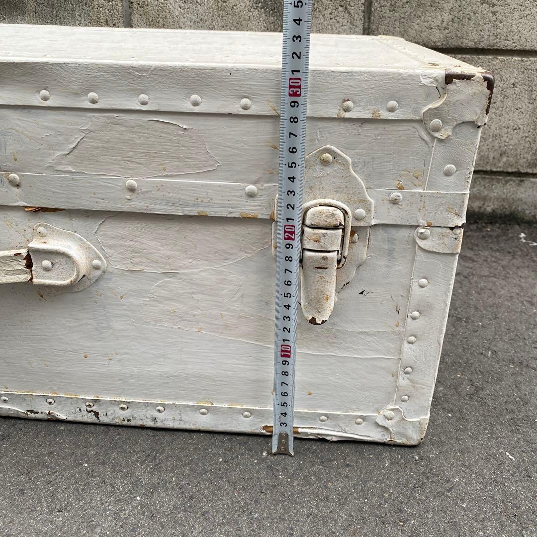 アンティーク木製トランクケース