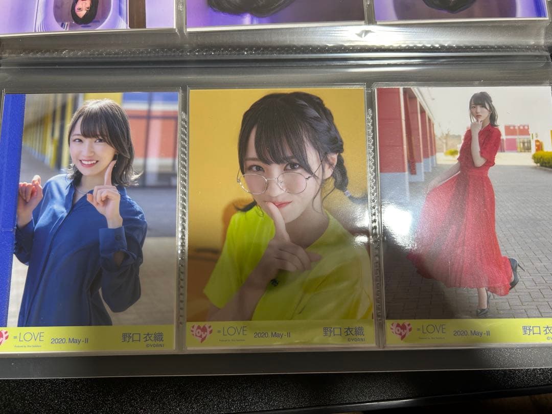 生写真　野口衣織　君と私の歌　コンプ