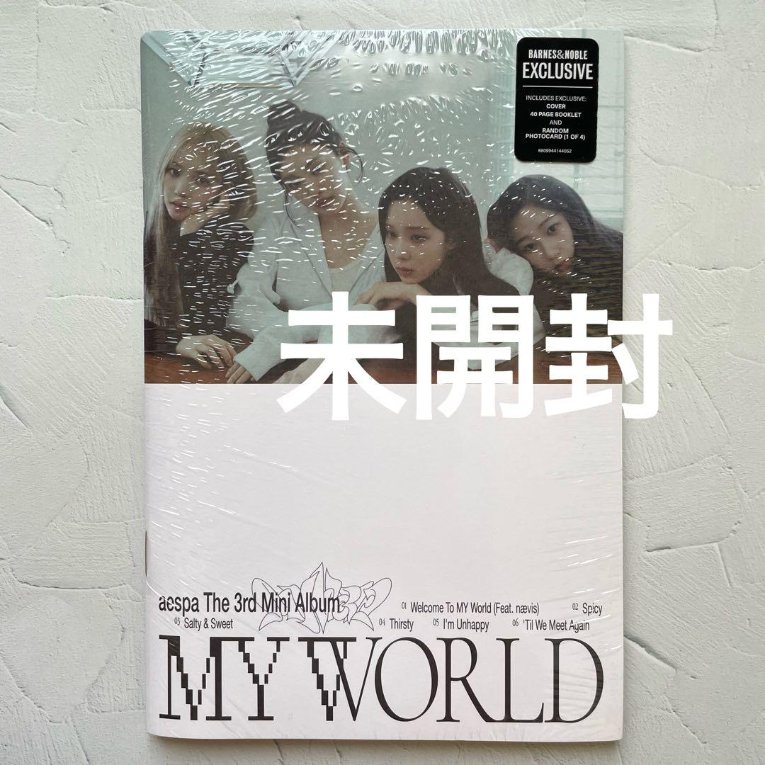aespa MY WORLD b&n exclusive ver 未開封品