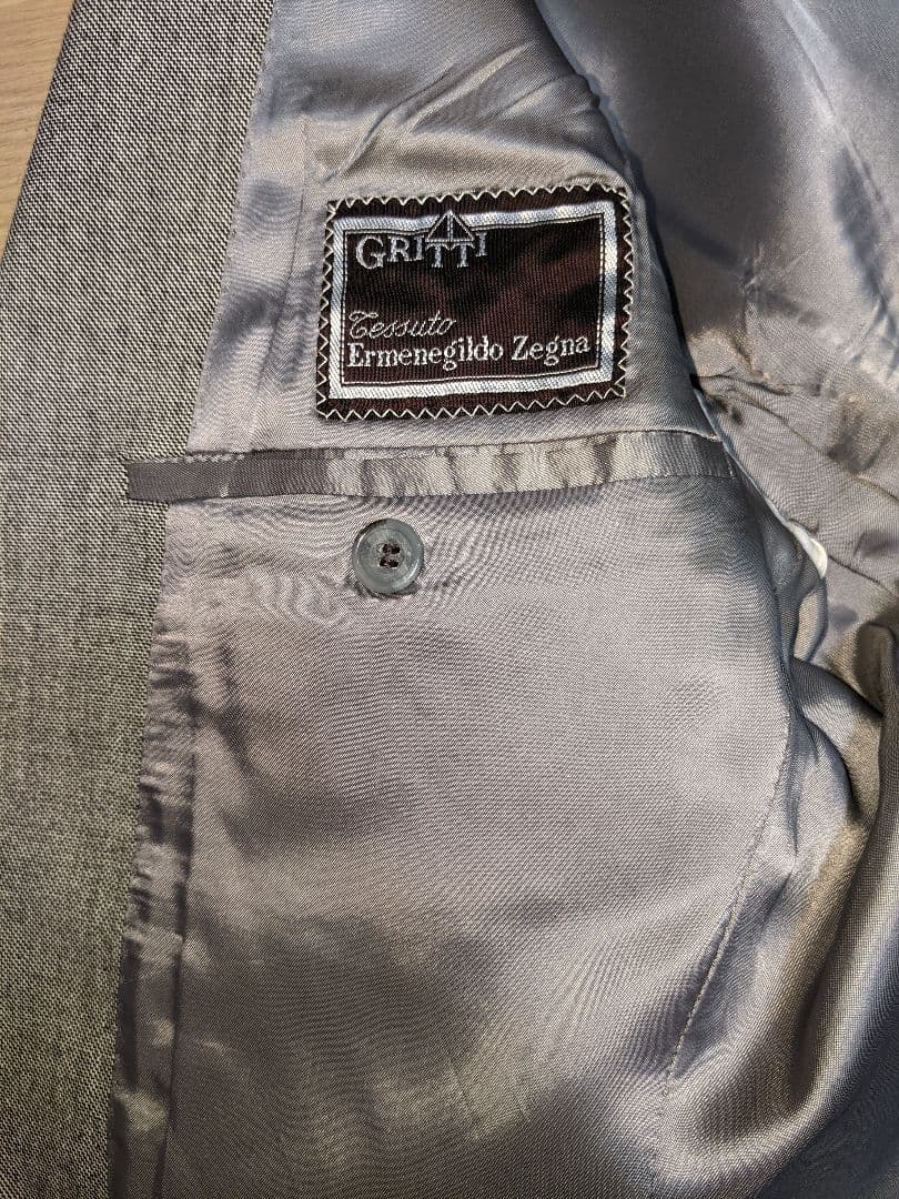 Ermenegildo Zegna GRITTI ジャケット 46 M グレー