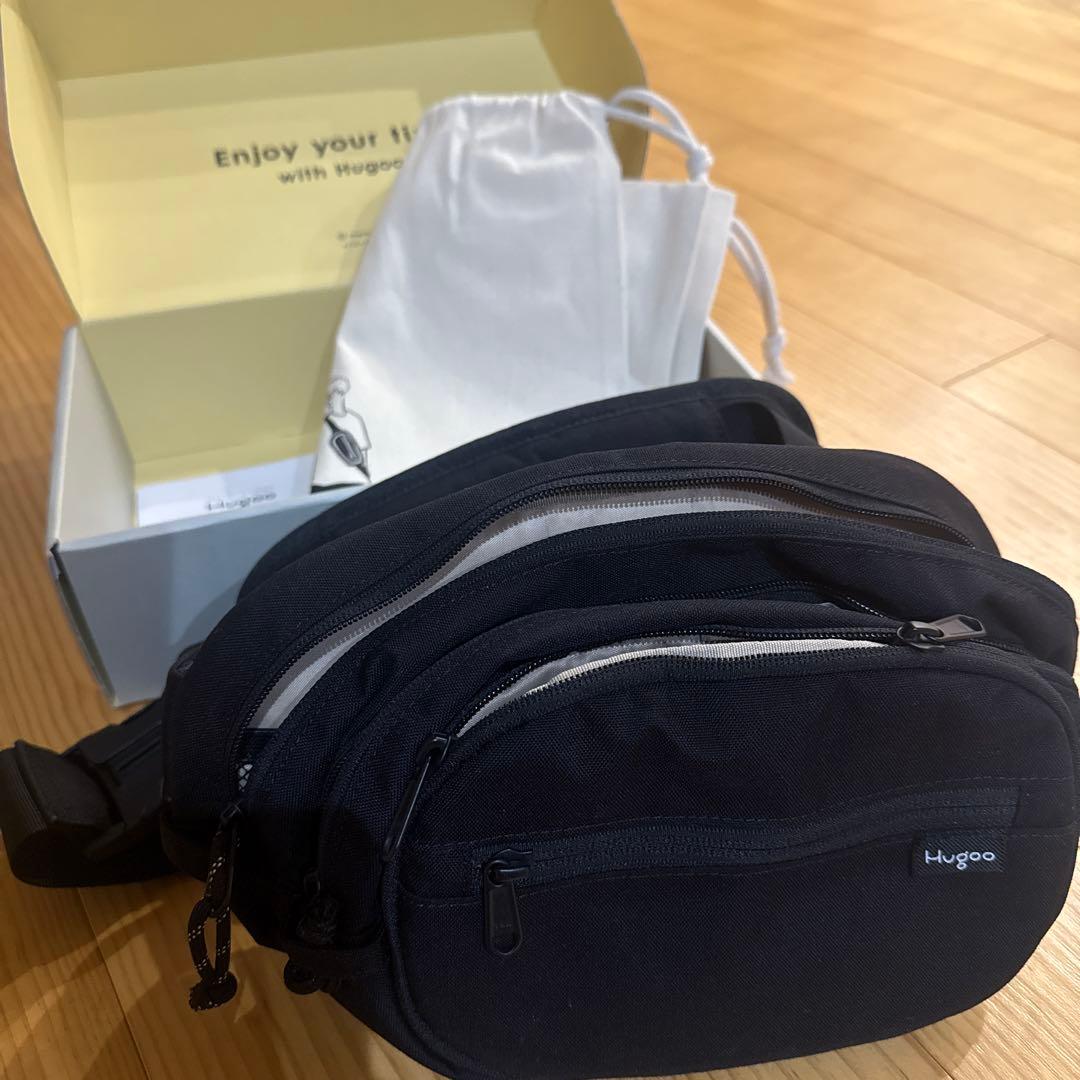Hugoo ブラック ヒップシート 箱・収納袋付き