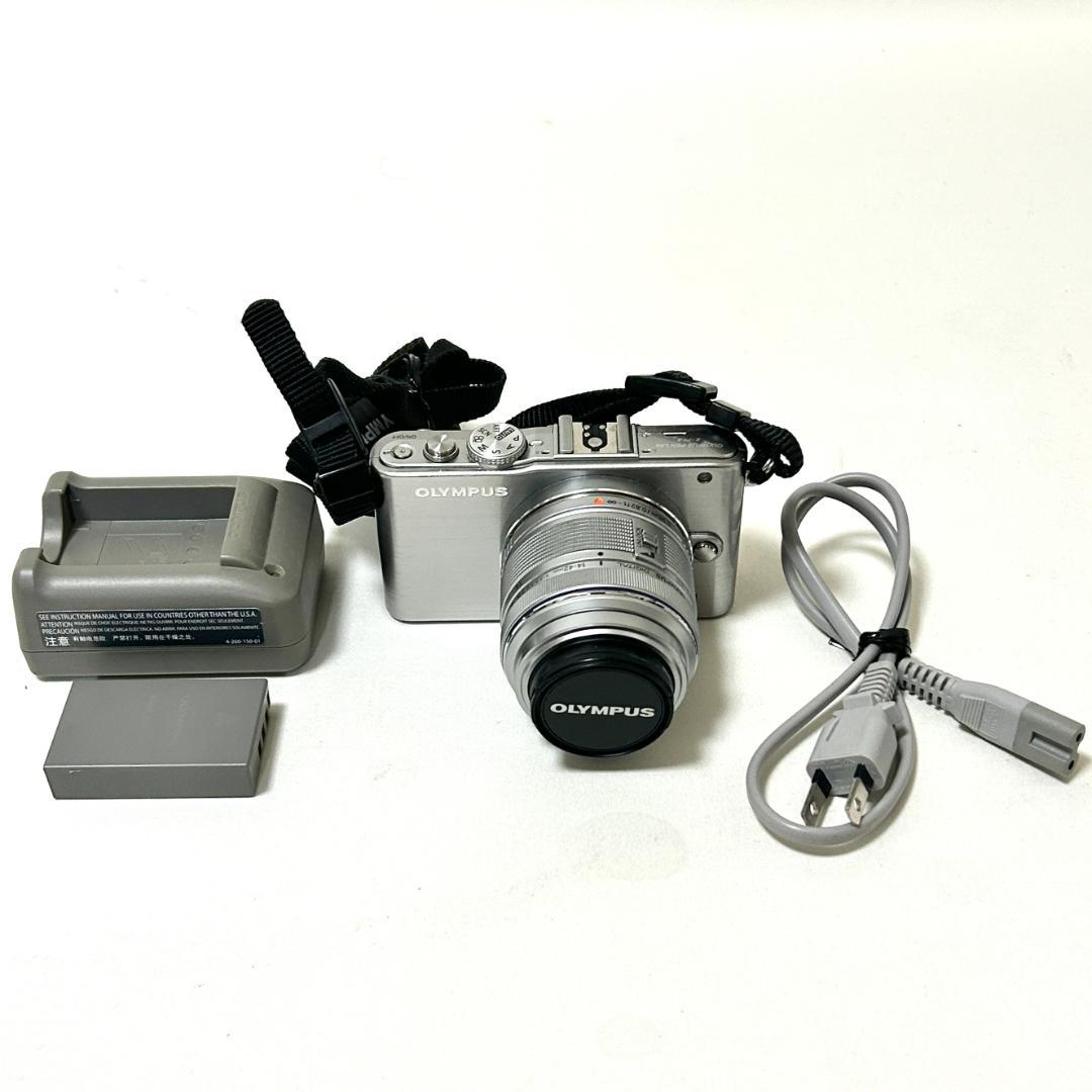 オリンパス PEN E-PL3 ミラーレスカメラ シルバー