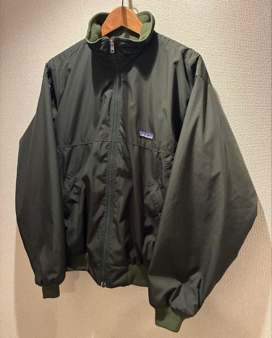 patagonia シェルドシンチラジャケット S グリーン パタゴニア