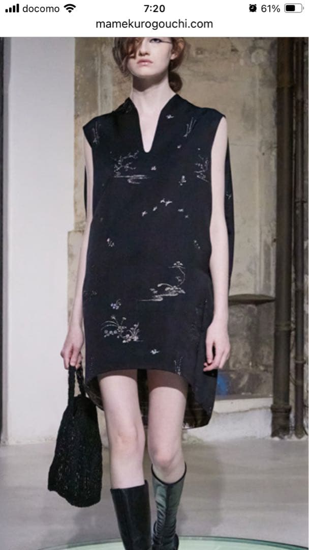 mame 2025ssノースリーブワンピース