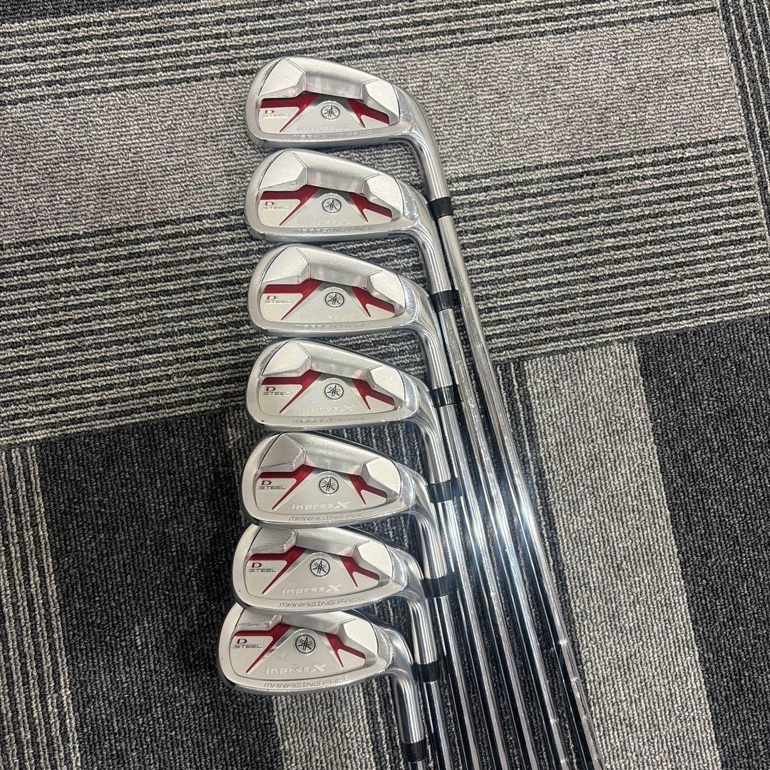 k*a様 ヤマハ インプレスX D STEEL アイアンセット7本4〜P