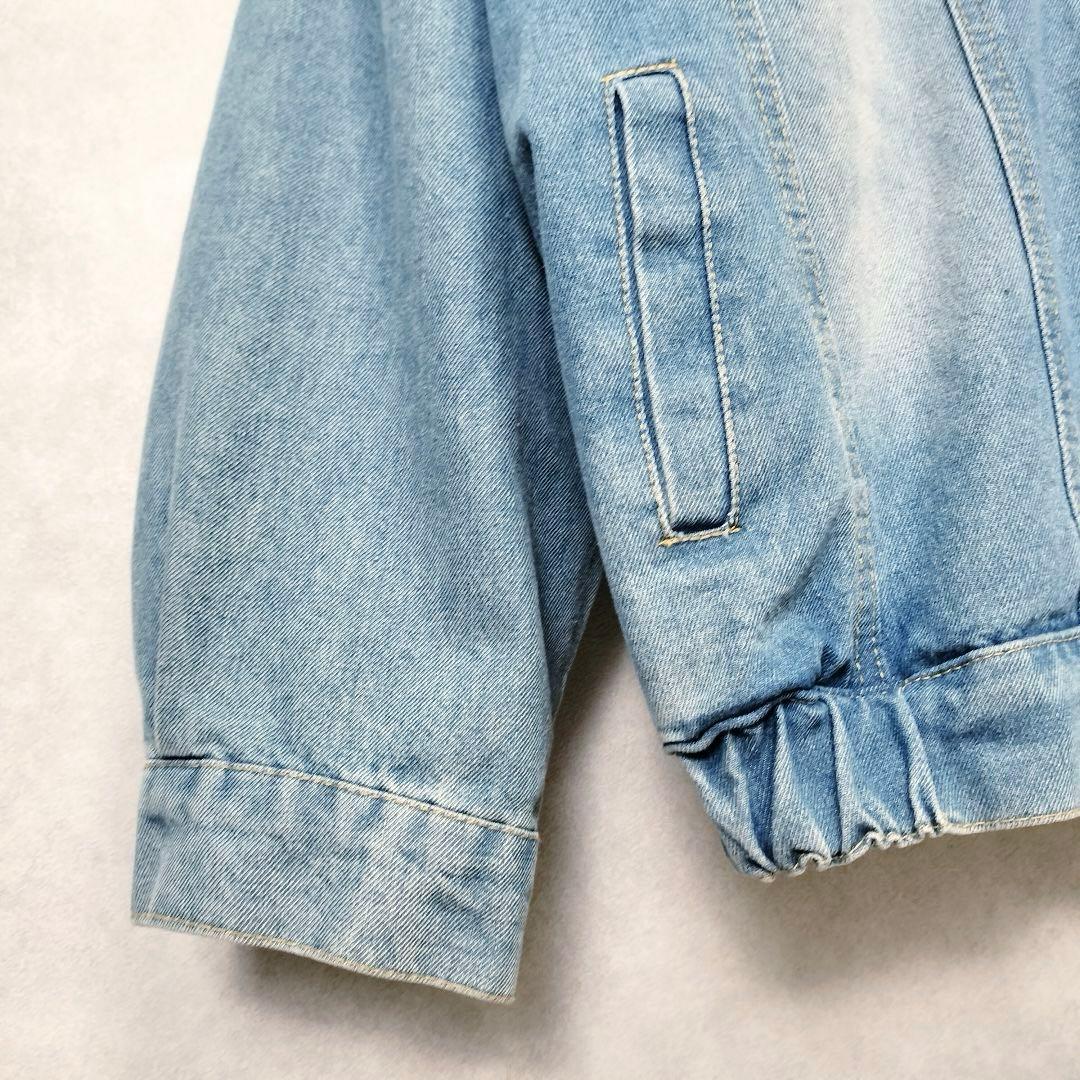 ミカーレミカーレ 4way ボア ファー デニムジャケット オーバーサイズ